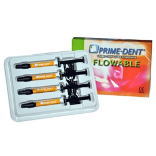 PRIME-DENT FLOWABLE COMPOSITE A3.5 - 4 SYRINGE KIT - VLC | eBay