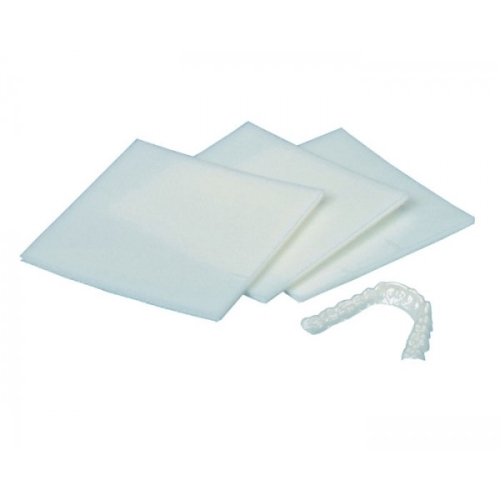 BUFFALO DENTAL TEMPORARY SPLINT MATERIAL .020 BOX OF 50 THIN CLEAR