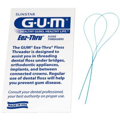 SUNSTAR GUM EEZTHRU DENTAL FLOSS THREADERS 840 BOX OF 500 eBay