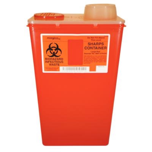 MONOJECT LARGE 14 QUART SHARPS DISPOSAL CONTAINERCOVIDIEN ...