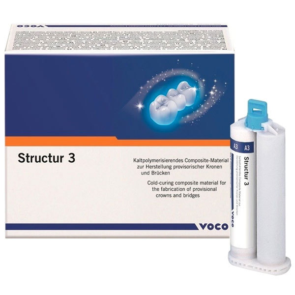 STRUCTURE 3 TEMPORARY CROWN & BRIDGE MATERIAL CARTRIDGE A3 50 ML VOCO