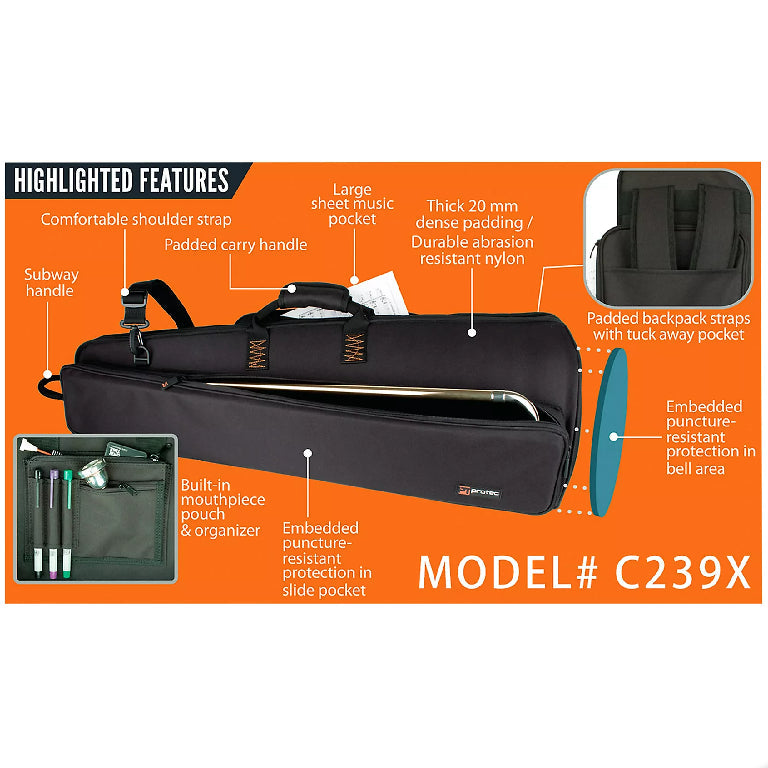 Protec Explorer Series Bass Trombone Gig Bag