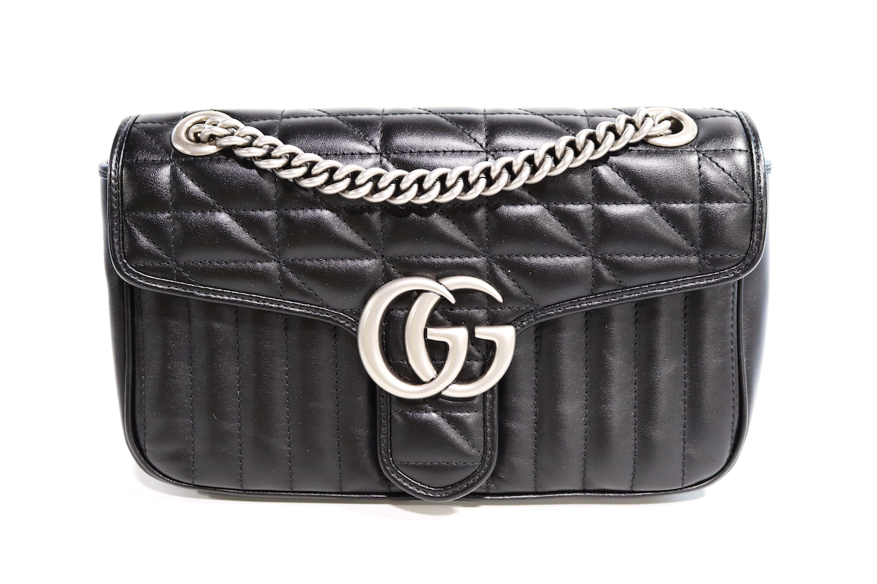 443497 GUCCI GG Marmont Aria Matelasse Small Shoulder Bag