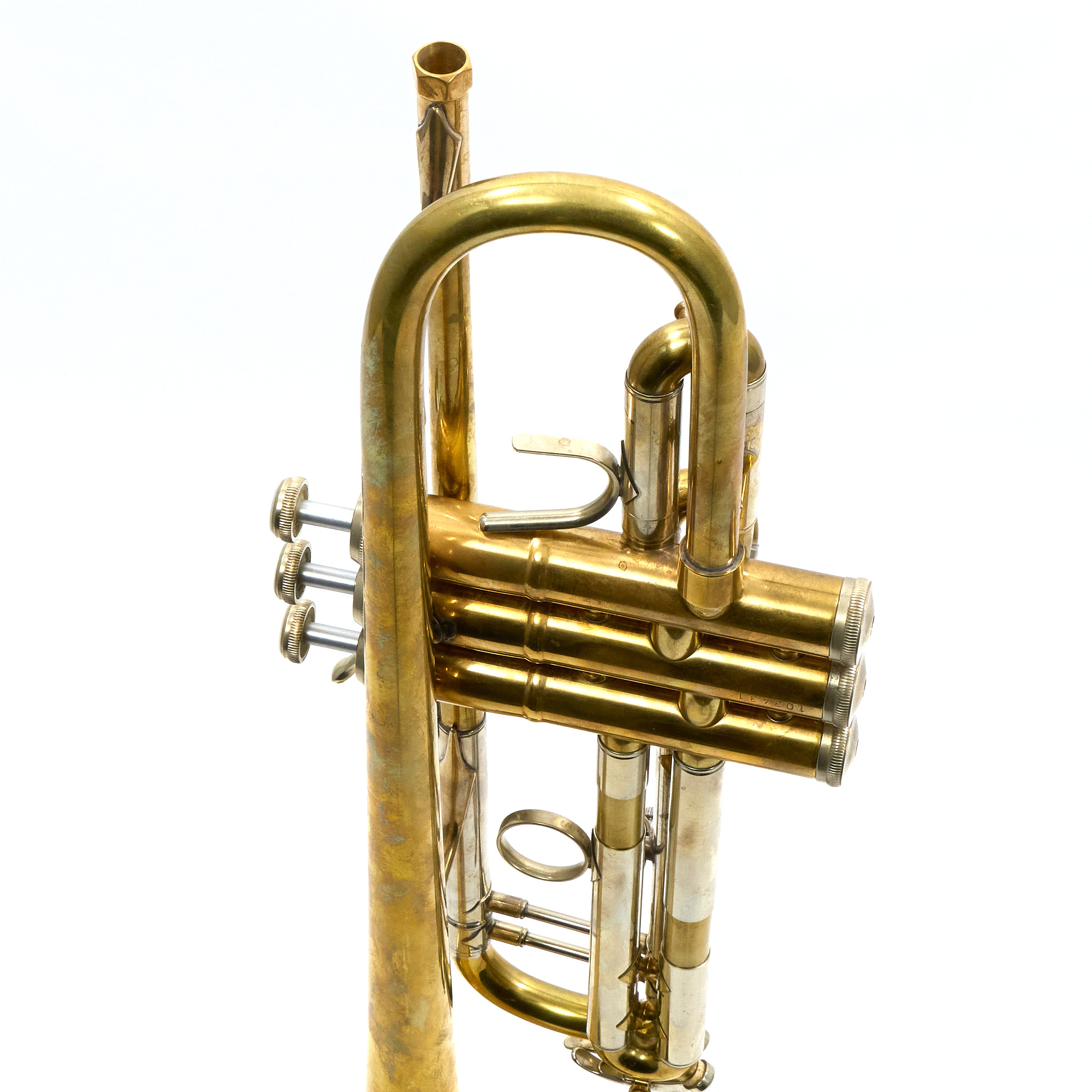 Larson Brasswerks Bb Trumpet in Unlacquered Finish SN 103431