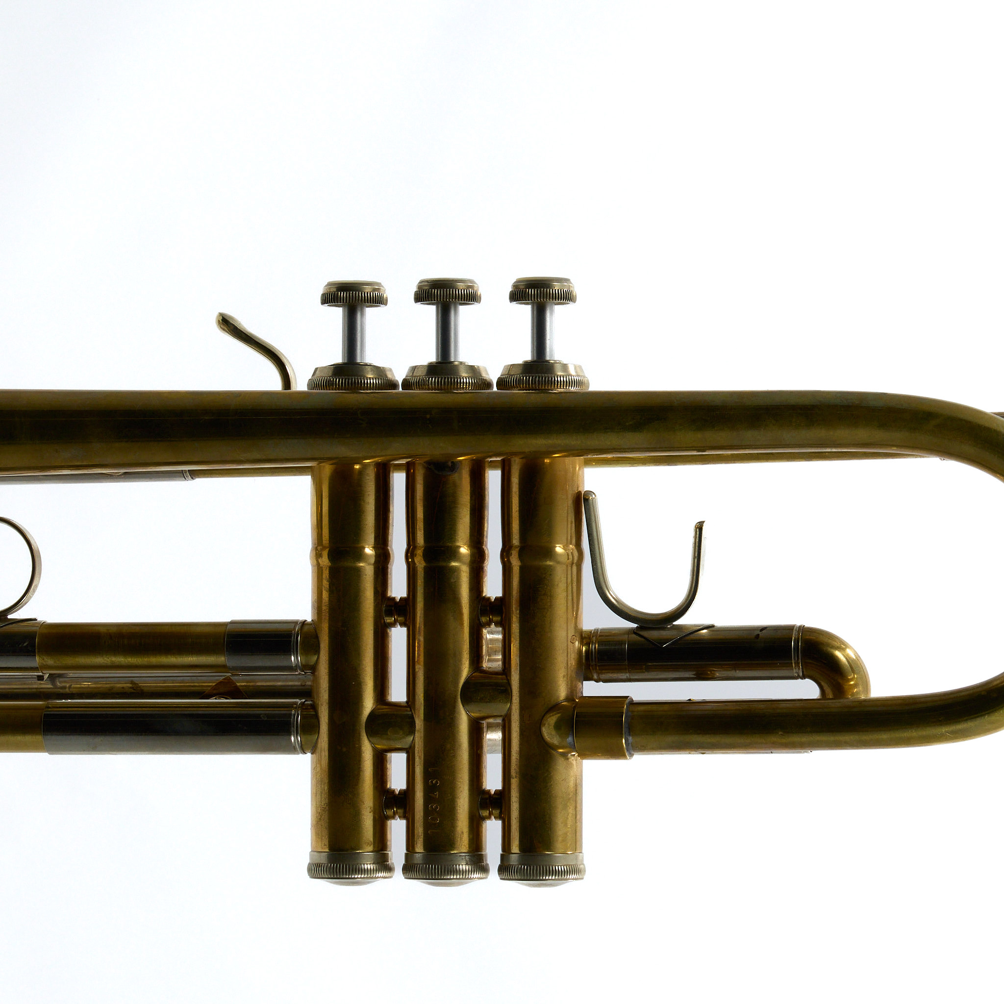 Larson Brasswerks Bb Trumpet in Unlacquered Finish SN 103431