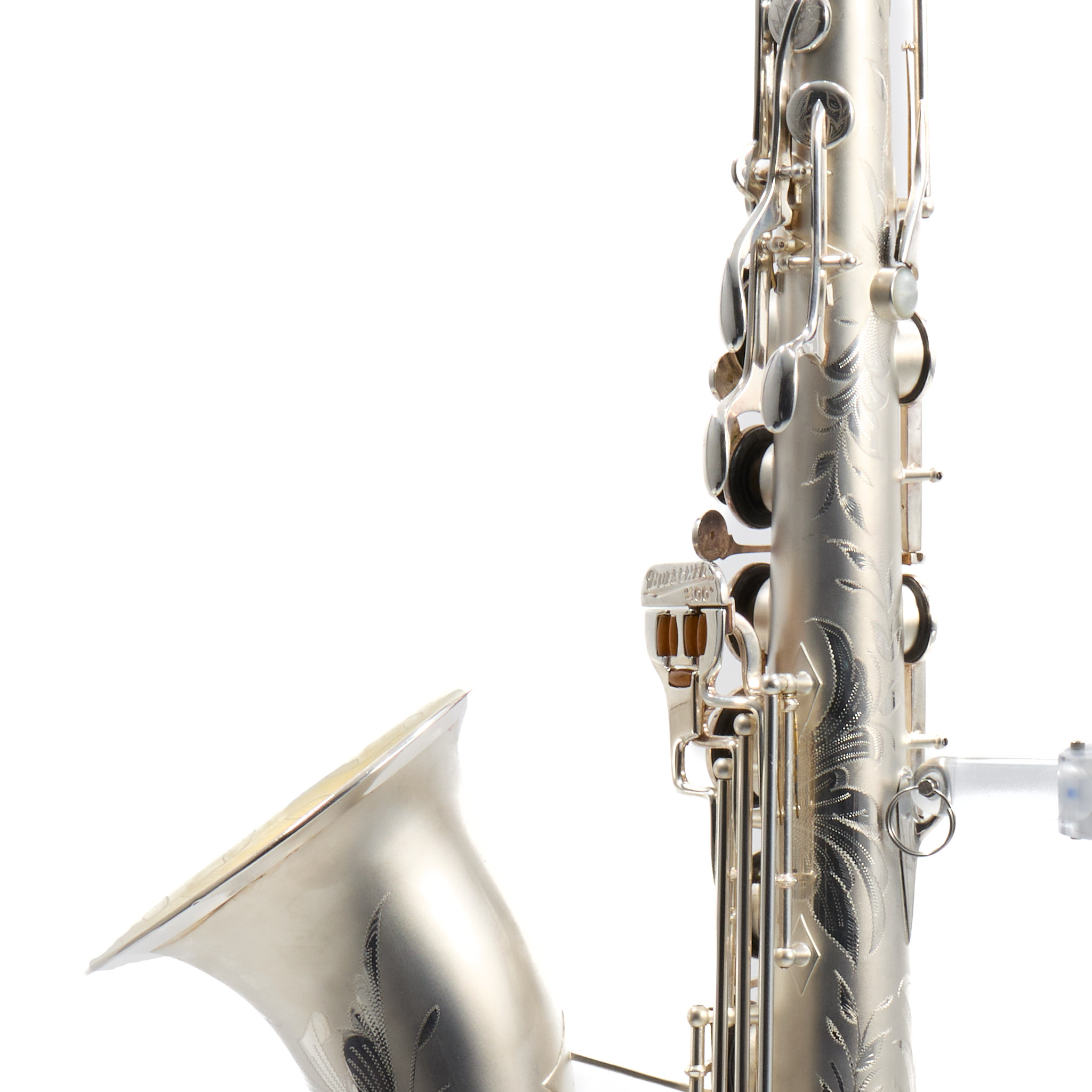 Buescher 400 Top Hat & Cane Tenor Saxophone in Satin Silver SN