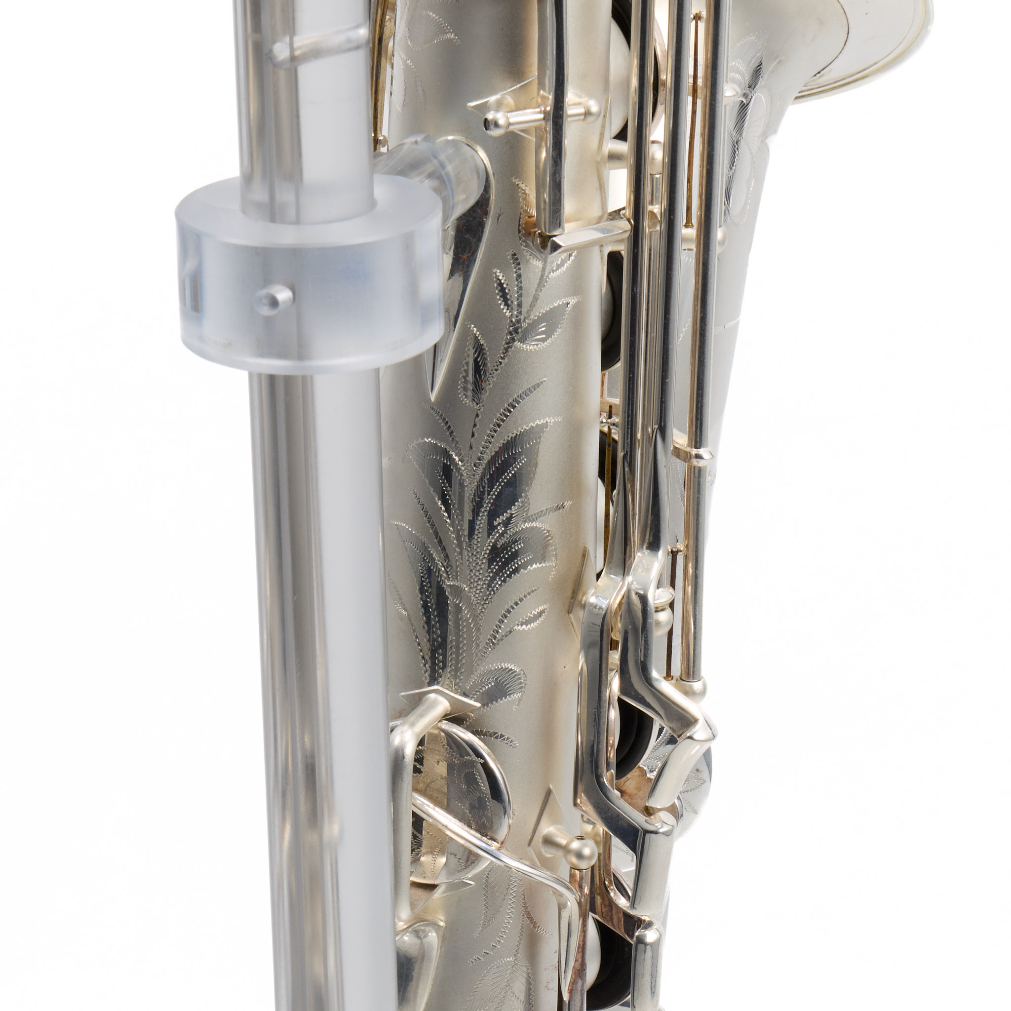 Buescher 400 Top Hat & Cane Tenor Saxophone in Satin Silver SN