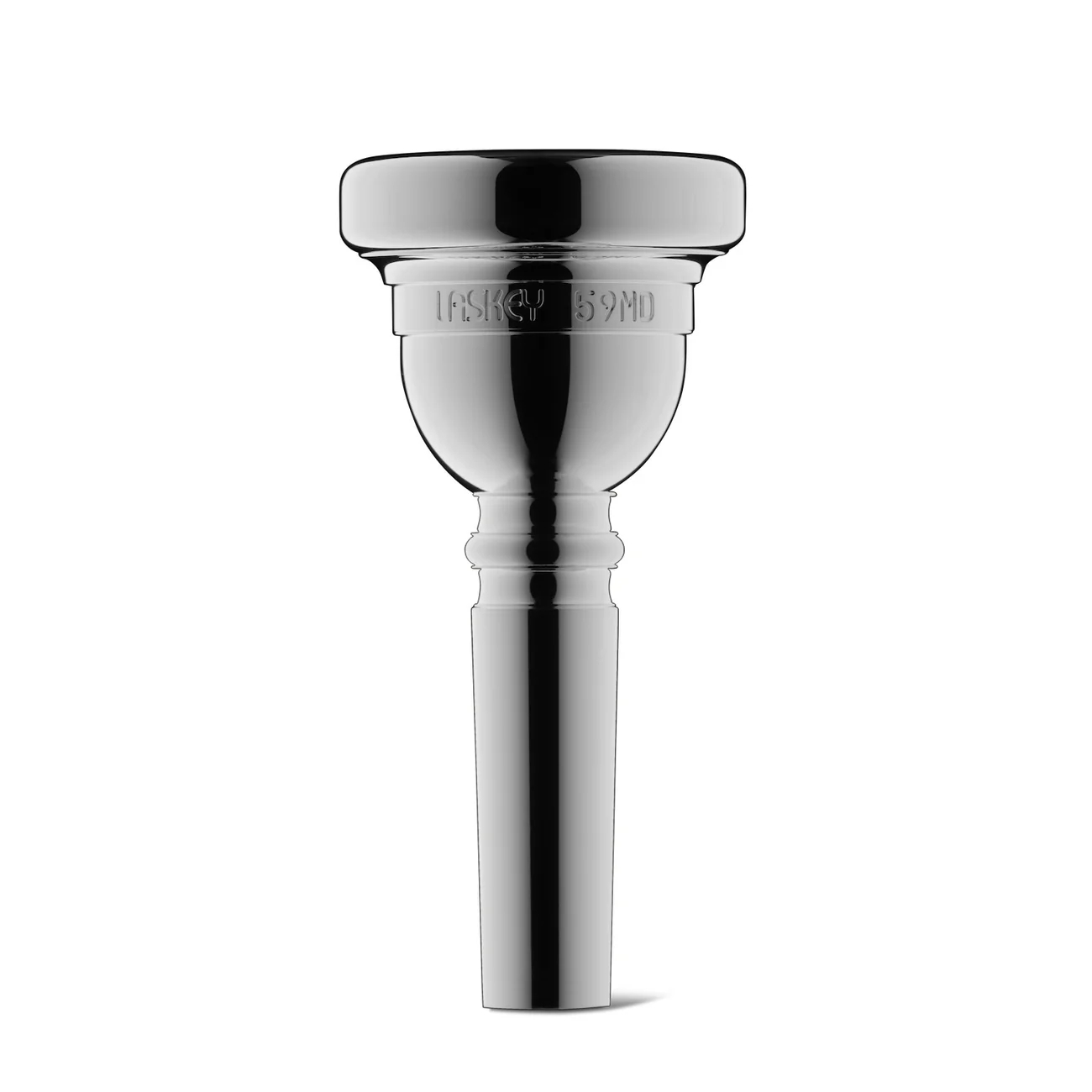 トロンボーンマウスピース LASKEY59MD シルバー Laskey 59MD Classic Trombone Mouthpiece in Silver Plate - Large