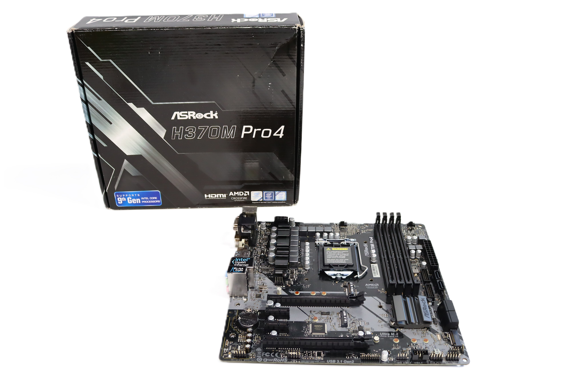 【じゃんぱら福岡筑紫通り店】ASRock H370M Pro4 H370/LGA1151/MicroATX Asrock H370m Pro4 ASRock H370M Pro4 LGA 1151 (300 Series) Intel