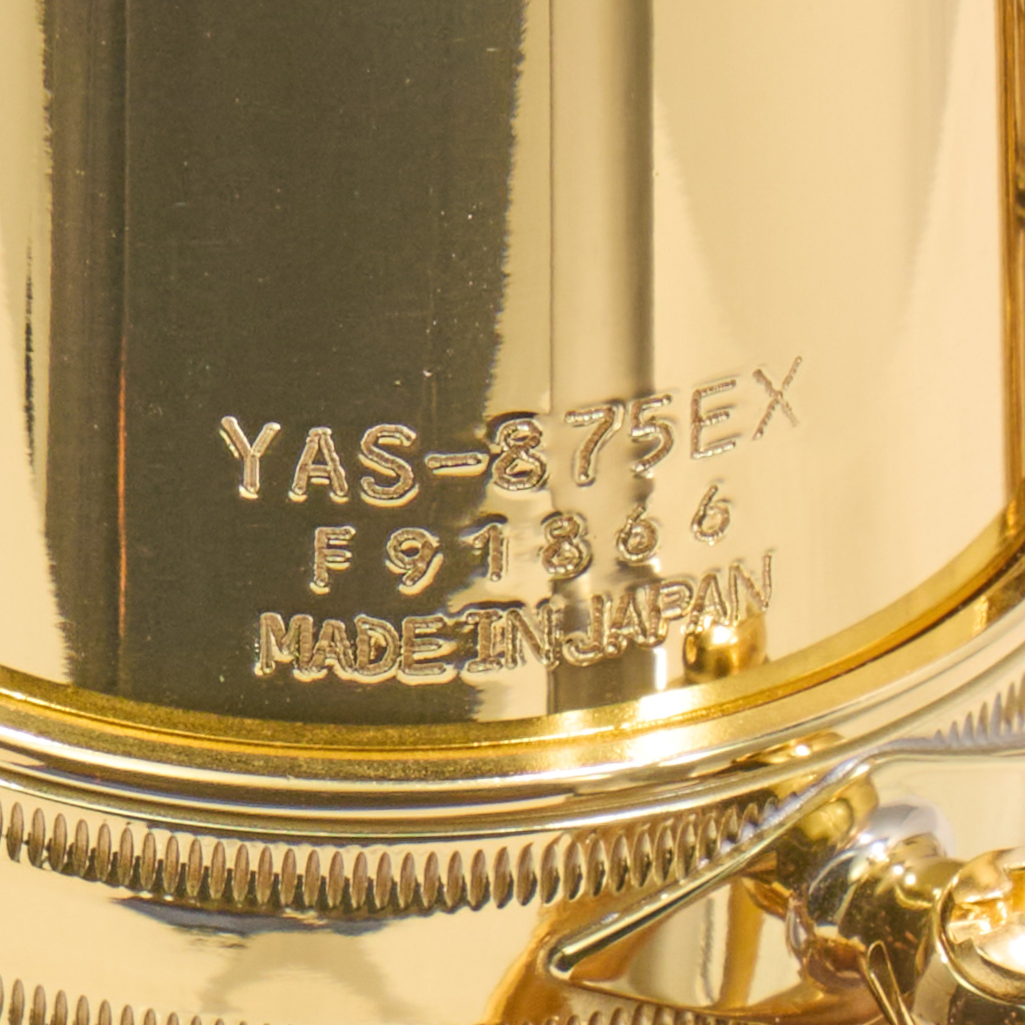 Yamaha Model YAS-875EXII 'Custom EX' Alto Saxophone in Lacquer SN