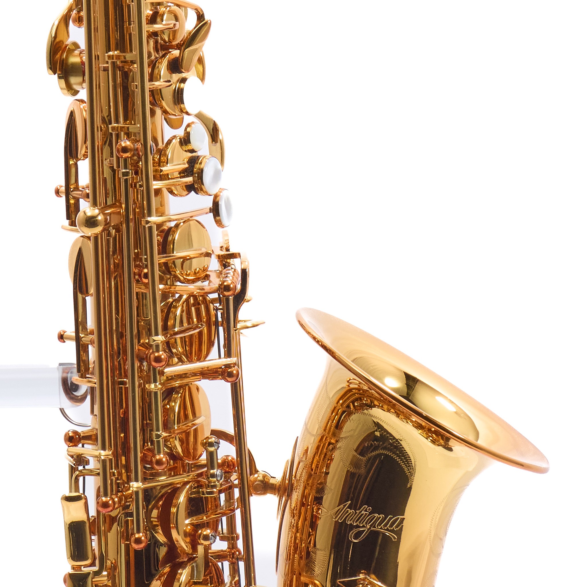 Antigua Winds Model AS5200VLQ Alto Saxophone in Vintage Lacquer SN