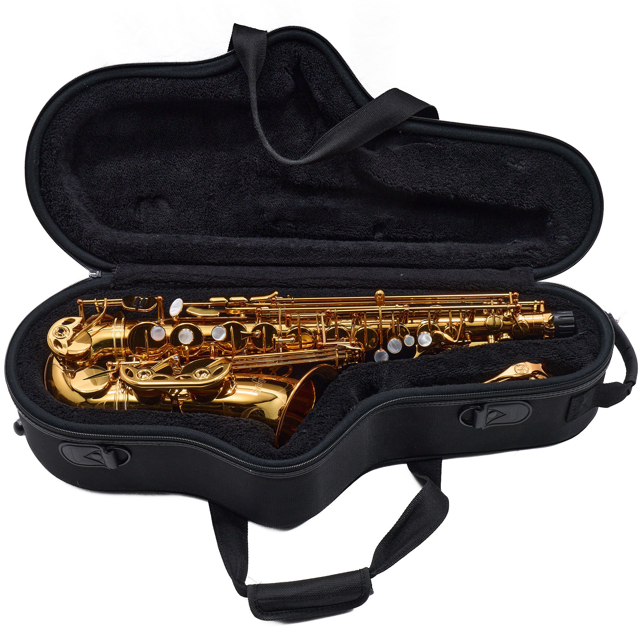 Antigua Winds Model AS5200VLQ Alto Saxophone in Vintage Lacquer SN