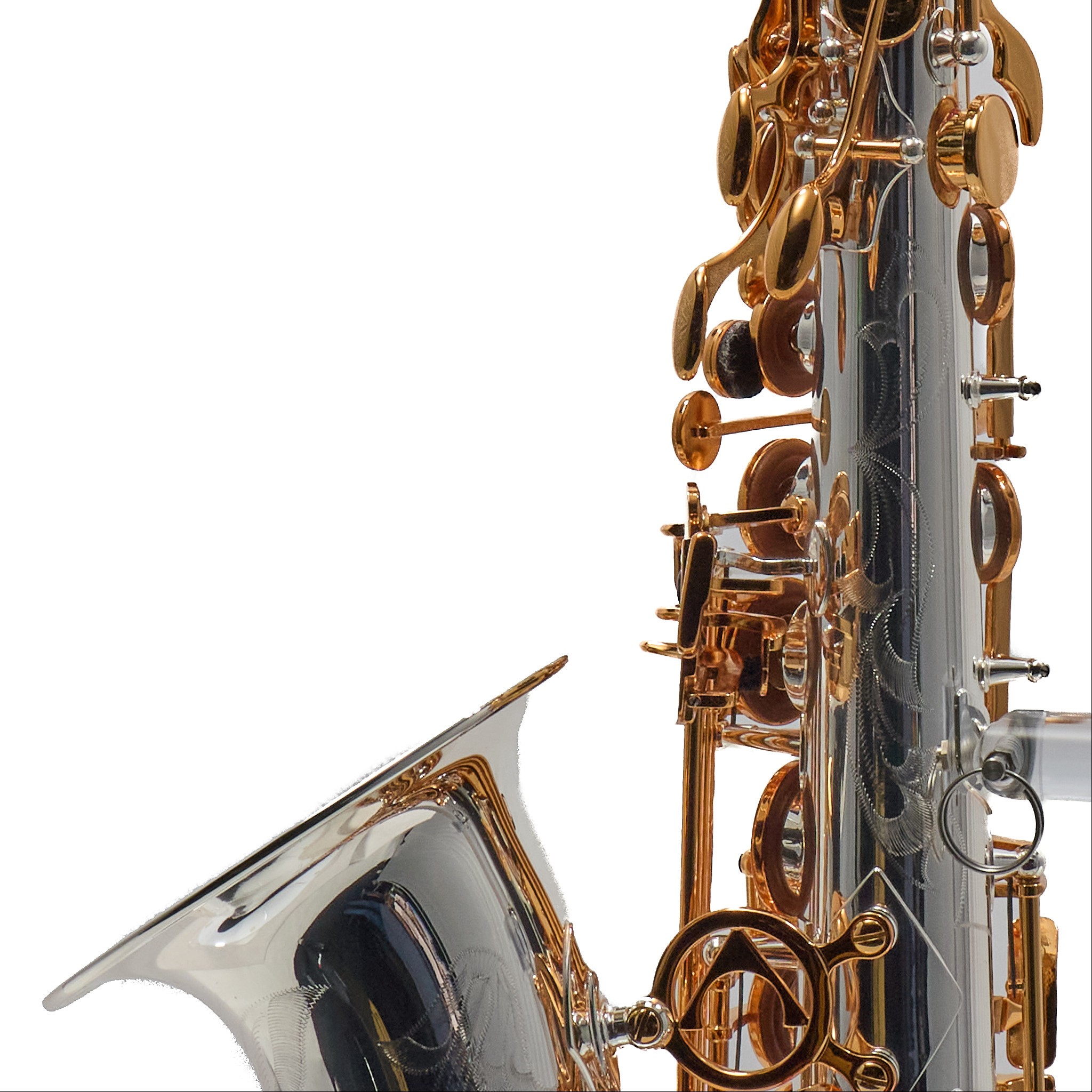 Antigua Winds Model AS4248SG 'Powerbell' Alto Saxophone - Silver