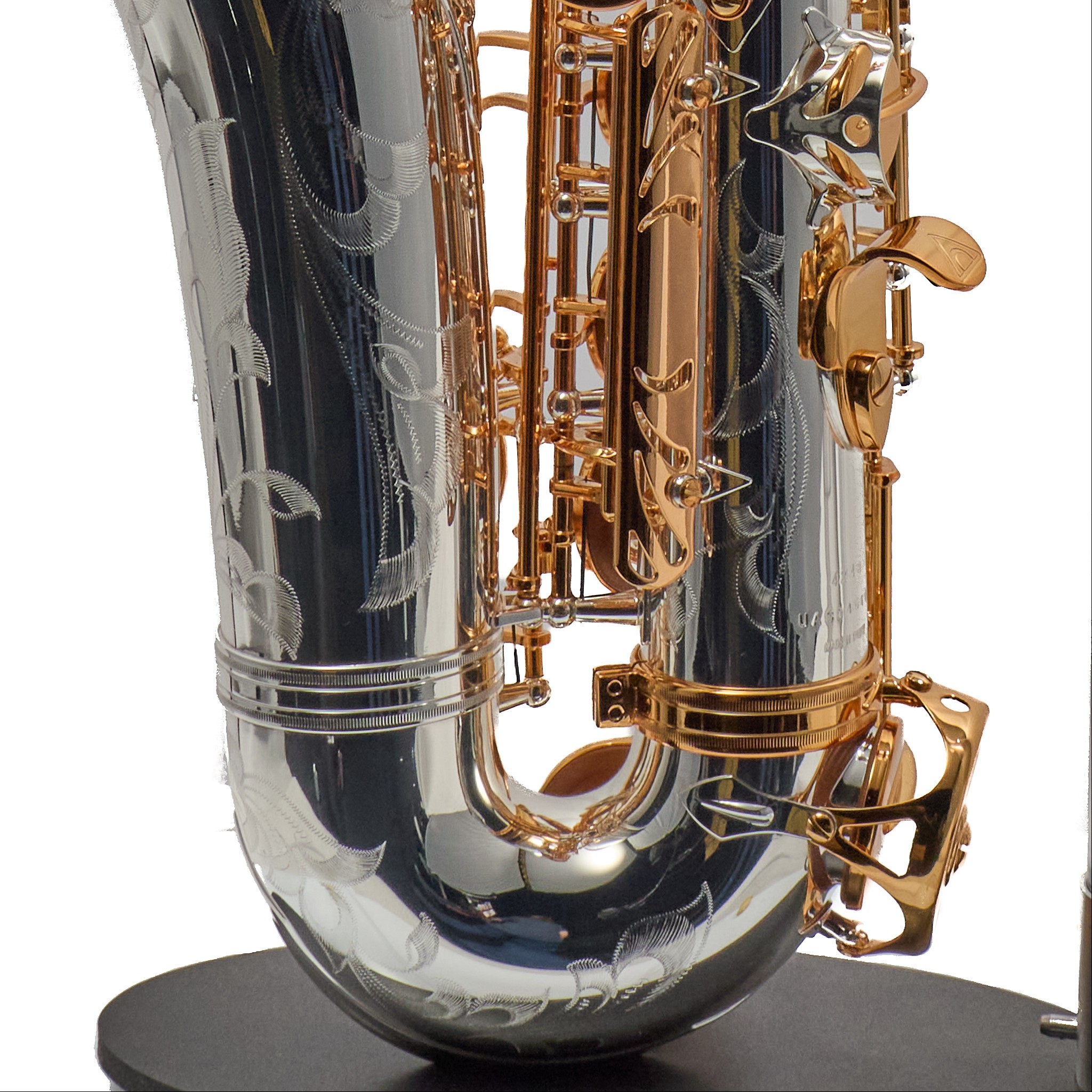 Antigua Winds Model AS4248SG 'Powerbell' Alto Saxophone - Silver
